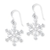 Thumbnail Image 1 of Snowflake Earrings Sterling Silver