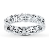 Thumbnail Image 1 of Stackable Ring Carved Band Sterling Silver