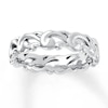 Thumbnail Image 1 of Stackable Ring Scroll Design Sterling Silver