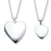 Thumbnail Image 0 of Mother/Daughter Necklaces Heart Locket/Pendant Sterling Silver