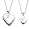 Thumbnail Image 0 of Mother/Daughter Necklaces Diamond Accent Sterling Silver