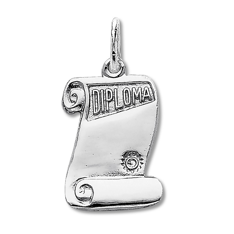 Main Image 1 of Diploma Charm Sterling Silver