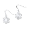 Thumbnail Image 1 of Snowflake Earrings Sterling Silver