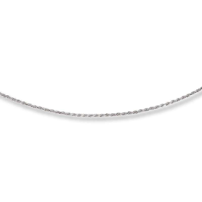 Main Image 1 of Rope Chain Necklace Solid Sterling Silver