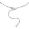 Thumbnail Image 2 of Solid Popcorn Chain Necklace Sterling Silver