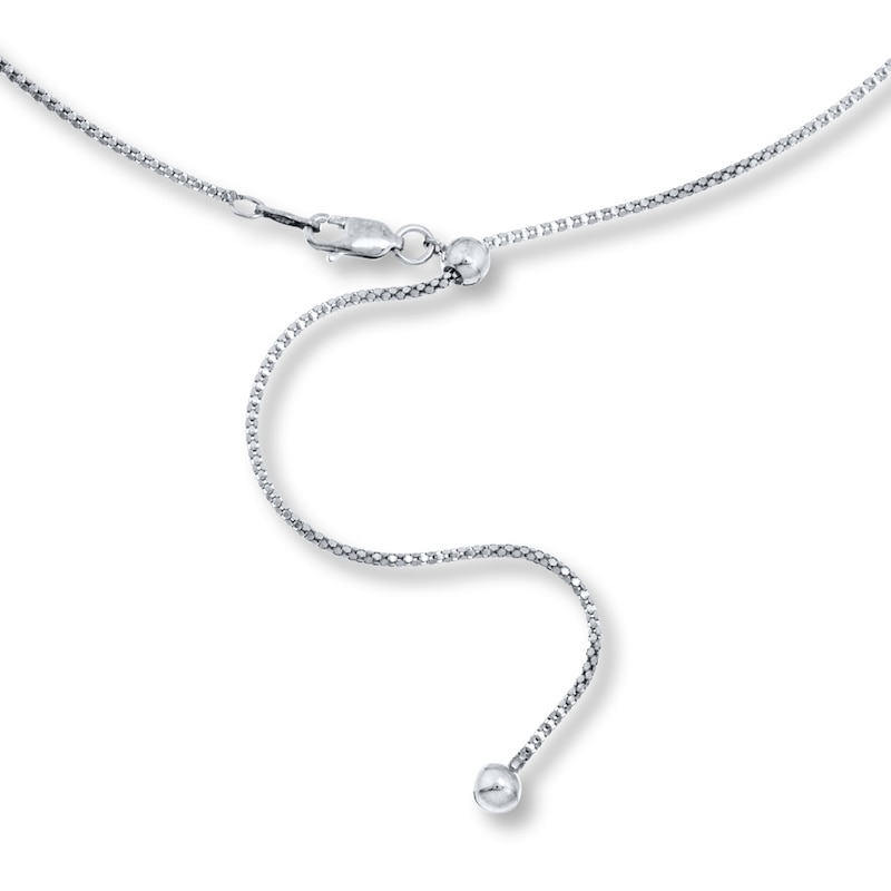 Solid Popcorn Chain Necklace Sterling Silver