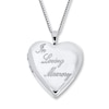 Thumbnail Image 1 of In Loving Memory Locket Sterling Silver