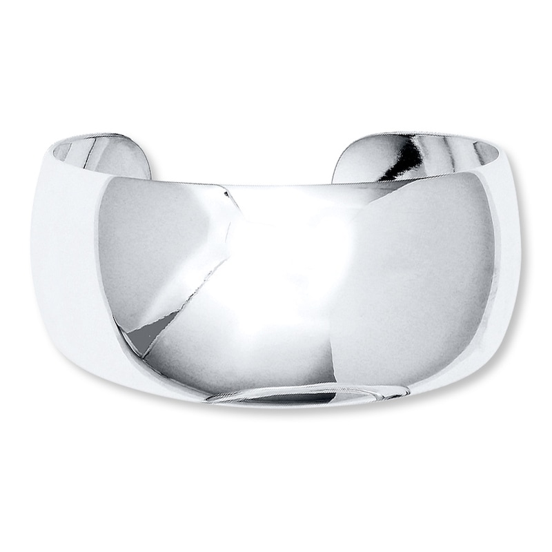 Main Image 1 of Cuff Bangle Bracelet Sterling Silver