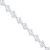 Thumbnail Image 1 of Solid Sterling Silver Anklet 10&quot;