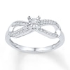 Thumbnail Image 0 of Diamond Promise Ring 1/5 ct tw Round-cut Sterling Silver
