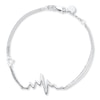 Thumbnail Image 1 of Heartbeat Bracelet Sterling Silver 7.5&quot;
