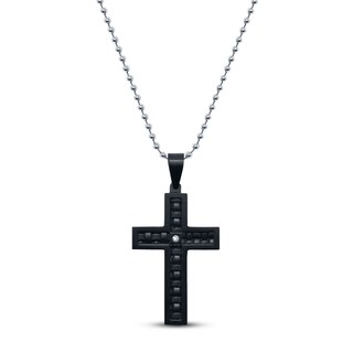 Stainless Steel Black with Lord's Prayer (in Spanish) Bullet Pendant N –  Matador Diamond, LLC