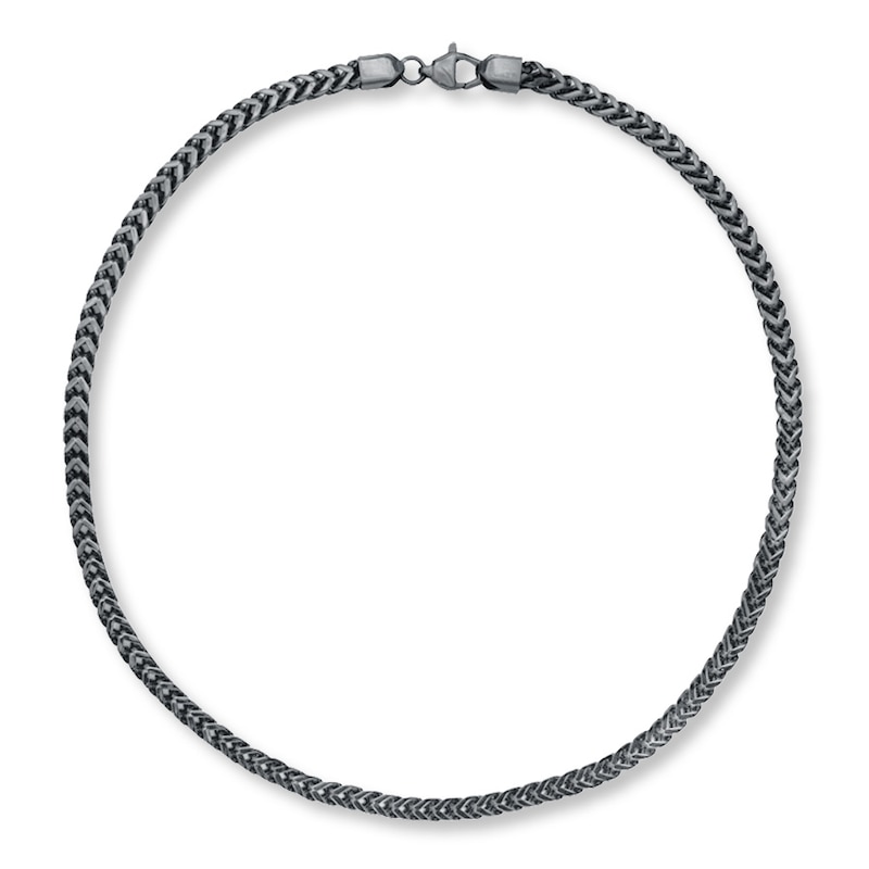 Solid Chain Necklace Stainless Steel 24"