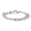 Thumbnail Image 0 of Men's Curb Link Bracelet Stainless Steel 9" Length