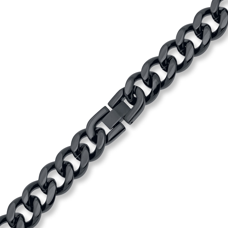 Main Image 1 of Curb Link Bracelet Stainless Steel 9&quot; Length