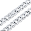 Thumbnail Image 1 of Curb Link Bracelet Stainless Steel 9&quot; Length