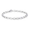 Thumbnail Image 1 of Rolo Link Bracelet Stainless Steel 8&quot; Length