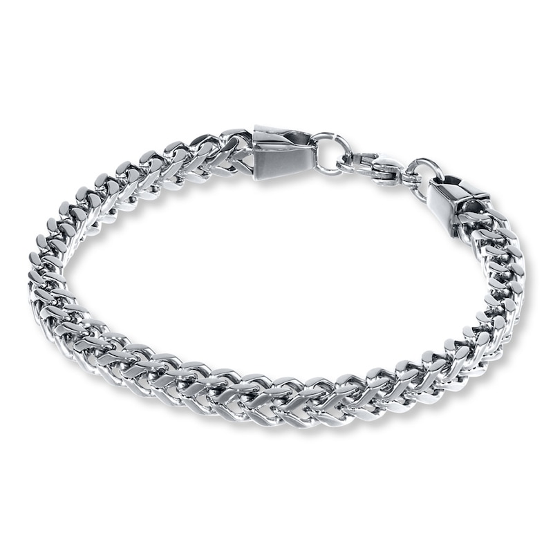 Solid Foxtail Bracelet Stainless Steel 9