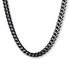Thumbnail Image 1 of Foxtail Chain Necklace 6mm Black Ion-Plated Solid Stainless Steel 22&quot;