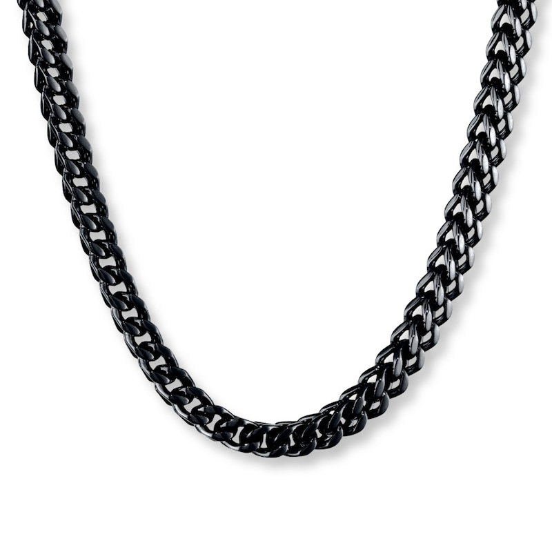 Men's 6.5mm Foxtail Chain Necklace in Stainless Steel - 22