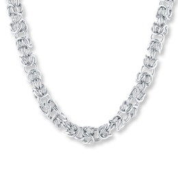 Byzantine Necklace Solid Stainless Steel 24"