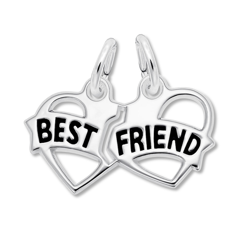 Main Image 1 of Best Friend Charm Sterling Silver