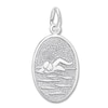 Thumbnail Image 1 of Swimmer Charm Sterling Silver