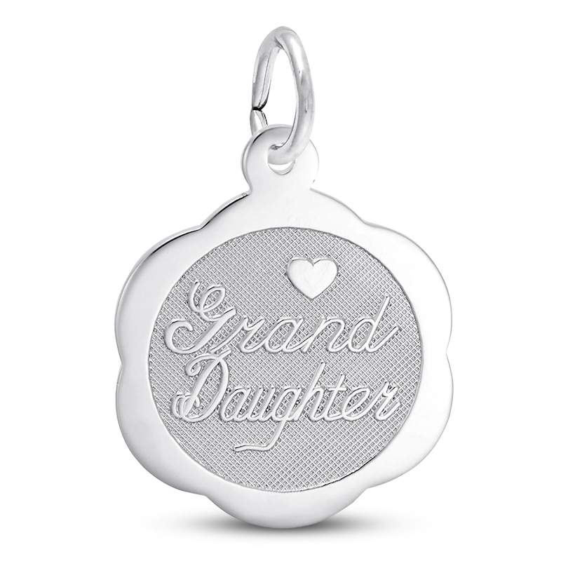 Main Image 1 of Granddaughter Charm Sterling Silver
