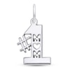 Thumbnail Image 1 of #1 Mom Charm Sterling Silver