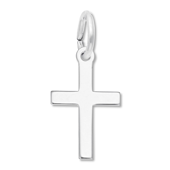 Cross Charm Sterling Silver