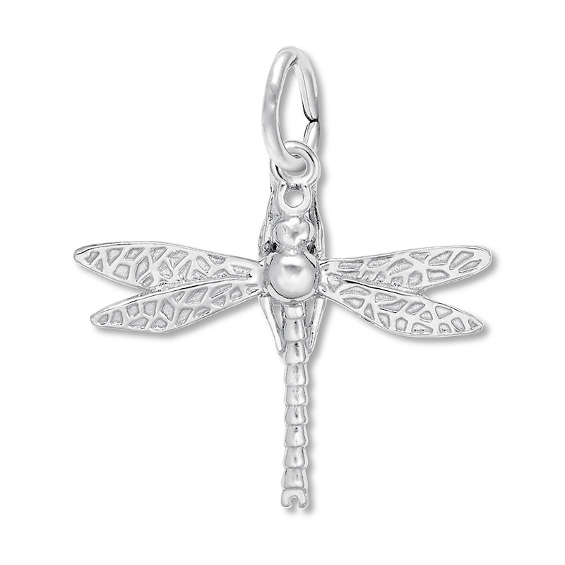 Main Image 1 of Dragonfly Charm Sterling Silver