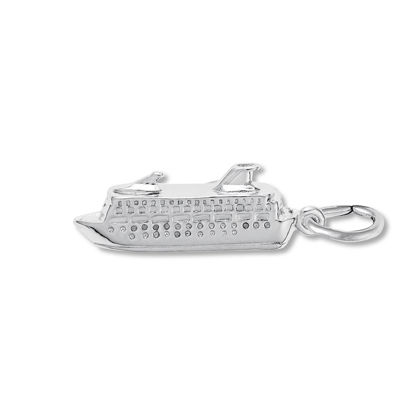 Main Image 1 of Cruise Ship Charm Sterling Silver