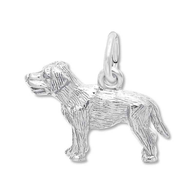 Main Image 1 of Labrador Retriever Charm Sterling Silver