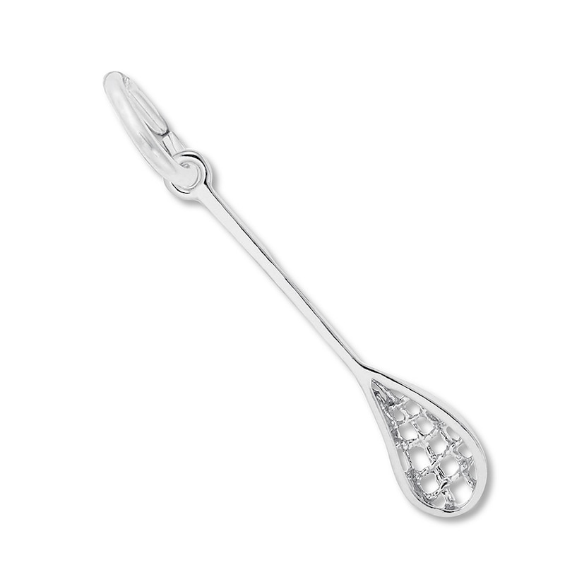 Main Image 1 of Lacrosse Stick Charm Sterling Silver