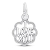 Thumbnail Image 0 of "I Love You" Charm Sterling Silver