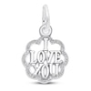 Thumbnail Image 1 of "I Love You" Charm Sterling Silver
