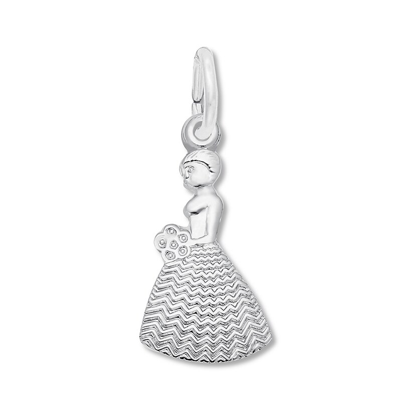 Main Image 1 of Bridesmaid Charm Sterling Silver