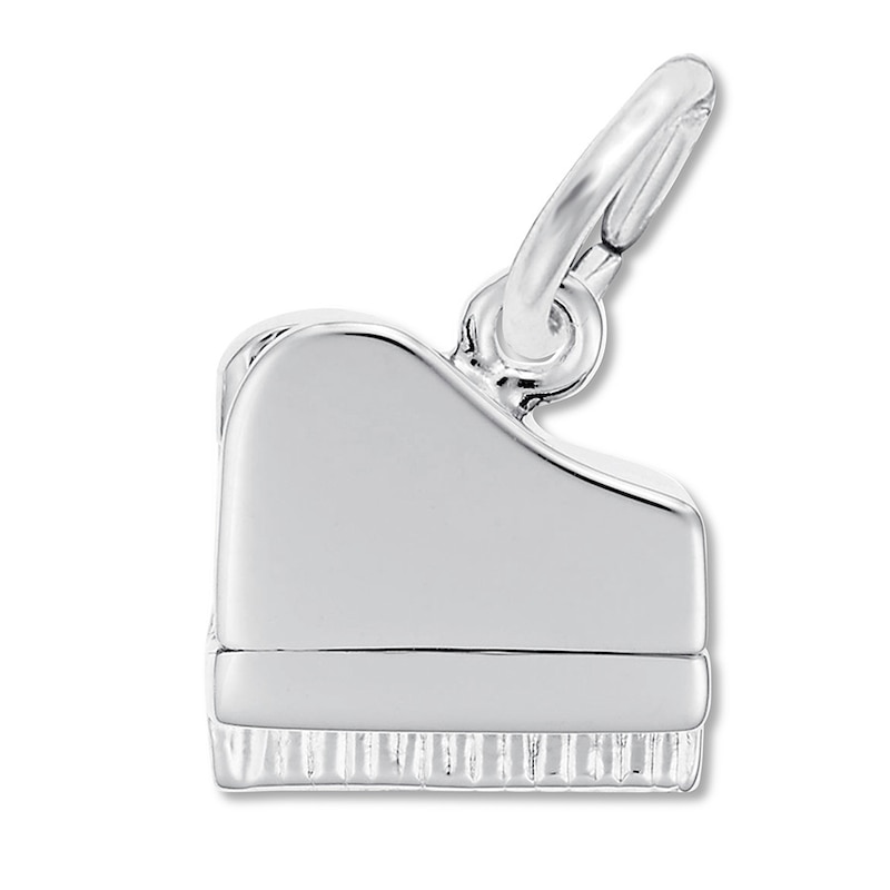 Piano Charm Sterling Silver
