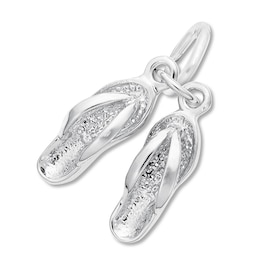 Sandals Charm Sterling Silver