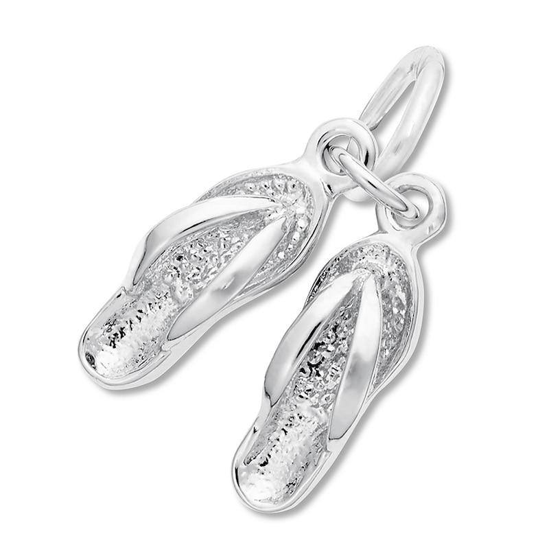 Main Image 1 of Sandals Charm Sterling Silver