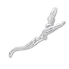 Thumbnail Image 1 of Female Swimmer Charm Sterling Silver