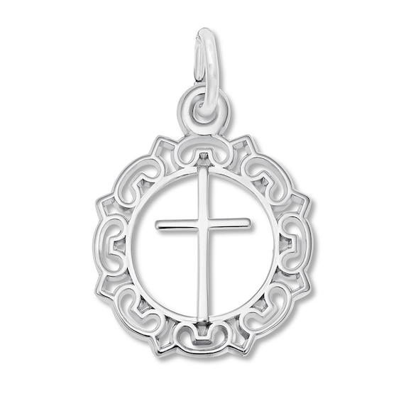 Cross Charm Sterling Silver