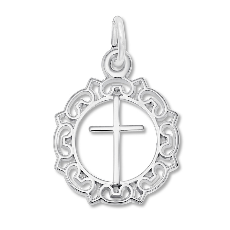 Main Image 1 of Cross Charm Sterling Silver