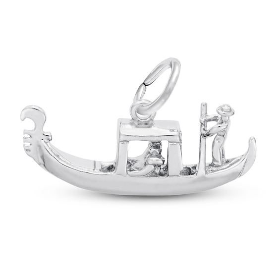 Alfabetisk orden Far Justering Gondola Charm Sterling Silver | Kay