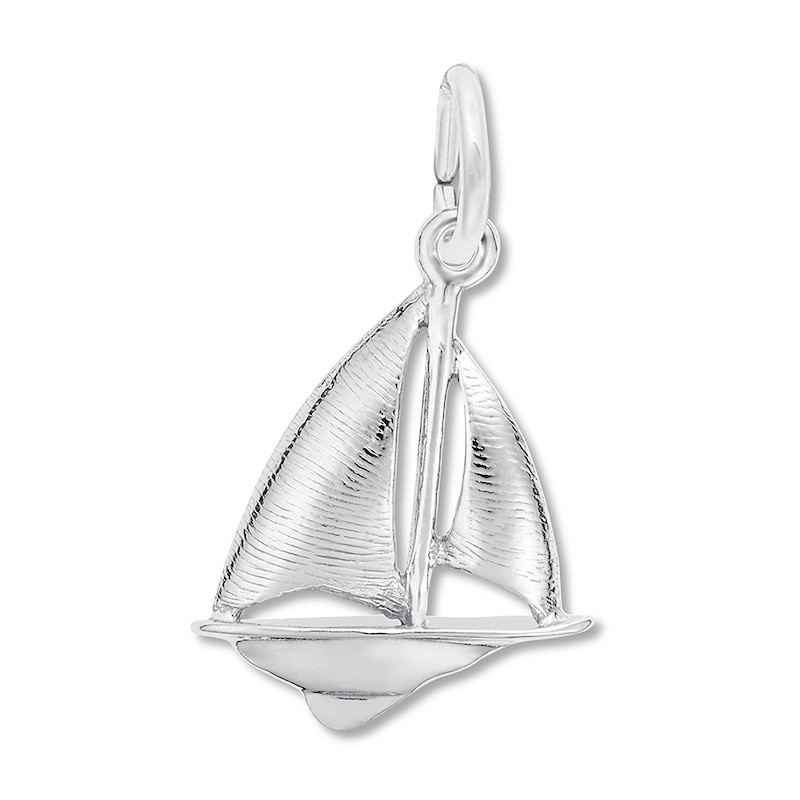 Main Image 1 of Sailboat Charm Sterling Silver