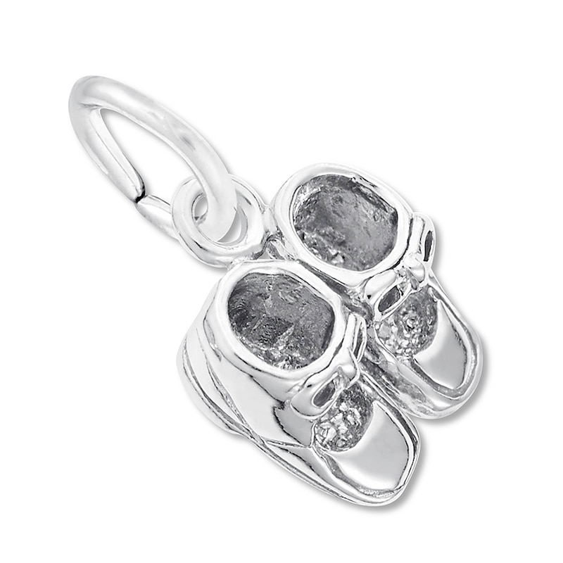Main Image 1 of Baby Shoes Charm Sterling Silver