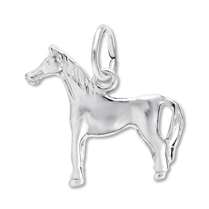 Main Image 1 of Horse Charm Sterling Silver