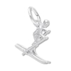 Thumbnail Image 1 of Skier Charm Sterling Silver