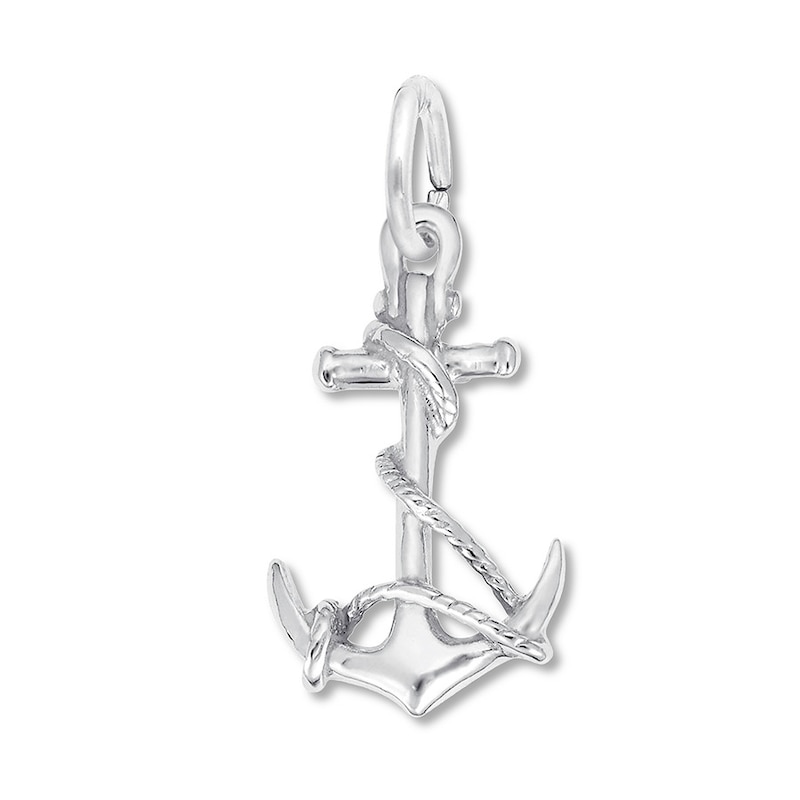 Main Image 1 of Anchor Charm Sterling Silver