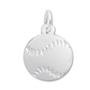 Thumbnail Image 1 of Baseball Charm Sterling Silver